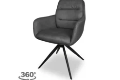 Olijk Eetkamerstoelen^Eetkamerstoel - Zorro Antracite Jeske