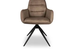 Olijk Eetkamerstoelen^Eetkamerstoel - Zorro Taupe Jeske