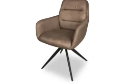 Olijk Eetkamerstoelen^Eetkamerstoel - Zorro Taupe Jeske