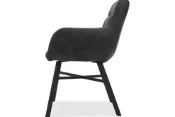 Outlet Olijk Eetkamerstoel Anthracite Ravion