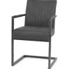 Tower Living Eetkamerstoelen^Eetkamerstoel Anthracite Ferro