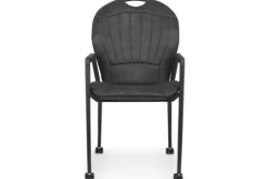 Olijk Eetkamerstoelen^Eetkamerstoel Antraciet Chayenne