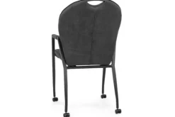 Olijk Eetkamerstoelen^Eetkamerstoel Antraciet Chayenne
