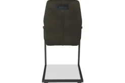 Olijk Eetkamerstoelen^Eetkamerstoel antraciet Cara