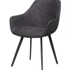 Livingfurn Eetkamerstoelen^Eetkamerstoel Antraciet Luca