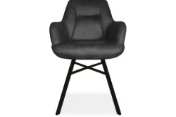 Olijk Eetkamerstoelen^Eetkamerstoel antraciet  Susa
