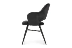 Olijk Eetkamerstoelen^Eetkamerstoel antraciet Tirza