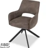 Wowen Eetkamerstoelen^Eetkamerstoel Atlanta 06 taupe Sonja