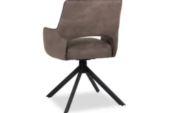Wowen Eetkamerstoelen^Eetkamerstoel Atlanta 06 taupe Sonja