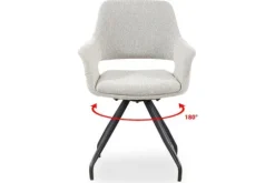 Livingfurn Eetkamerstoelen^Eetkamerstoel Beige Lodge Capp