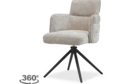 Tower Living Eetkamerstoelen^Eetkamerstoel Beige Rumo