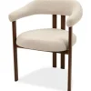 Studio Japandi Eetkamerstoelen^Eetkamerstoel Beige Walnut Takumi