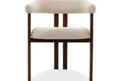 Studio Japandi Eetkamerstoelen^Eetkamerstoel Beige Walnut Takumi
