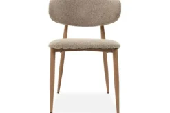 Plix Eetkamerstoelen^Eetkamerstoel Boucle Beige Natural Kaito