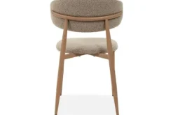 Plix Eetkamerstoelen^Eetkamerstoel Boucle Beige Natural Kaito