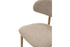 Plix Eetkamerstoelen^Eetkamerstoel Boucle Beige Natural Kaito