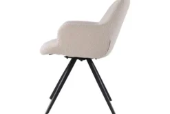 Livingfurn Eetkamerstoelen^Eetkamerstoel Boucle Beige Doreen
