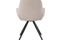 Livingfurn Eetkamerstoelen^Eetkamerstoel Boucle Beige Doreen