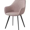 Online Livingfurn Eetkamerstoel Boucle Vintage Pink Luca