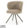 Eleonora Meubelen Eetkamerstoelen^Eetkamerstoel Bruin 96463 Jayson