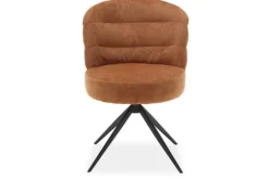 Tower Living Eetkamerstoelen^Eetkamerstoel Caramel Brown Carro