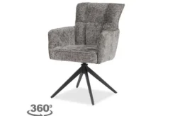 New Tower Living Eetkamerstoel Charcoal Bardi