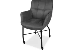 Olijk Eetkamerstoelen^Eetkamerstoel Chicago Anthracite 11 Vanity