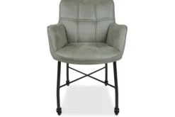 Olijk Eetkamerstoelen^Eetkamerstoel Chicago grey 9 Vanity