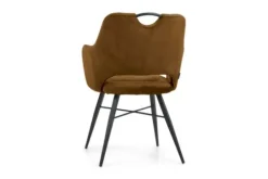 Discount Olijk Eetkamerstoel cognac Tirza