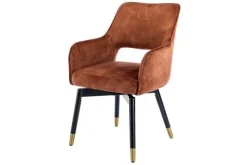 Tower Living Eetkamerstoelen^Eetkamerstoel Copper Lenno