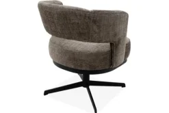 Monari Design Eetkamerstoelen^Eetkamerstoel Cremona Fur Taupe Verto