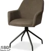 Tower Living Eetkamerstoel Dark Brown Ortana