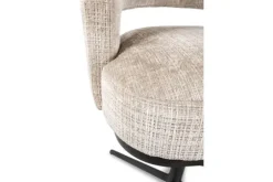 Outlet Monari Design Eetkamerstoel Geweven Ecru Verto