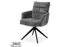 Tower Living Eetkamerstoelen^Eetkamerstoel Grey Rosora