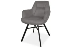 Discount Olijk Eetkamerstoel grey  Susa