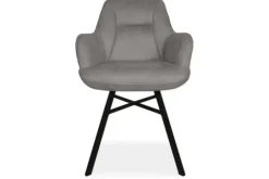 Discount Olijk Eetkamerstoel grey  Susa