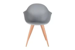 Label51 Eetkamerstoelen^Eetkamerstoel Grijs FF-45.009 Parma