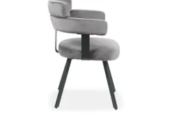 Label51 Eetkamerstoelen^Eetkamerstoel Grijs HU-77.025 Bardio