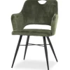 Olijk Eetkamerstoelen^Eetkamerstoel groen Tirza