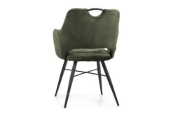 Olijk Eetkamerstoelen^Eetkamerstoel groen Tirza