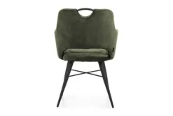 Olijk Eetkamerstoelen^Eetkamerstoel groen Tirza