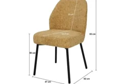Livingfurn Eetkamerstoelen^Eetkamerstoel Honey Tess