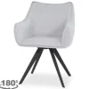 Tower Living Eetkamerstoel Light Grey Riviera