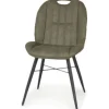 Olijk Eetkamerstoelen^Eetkamerstoel Luxor Moss Eva