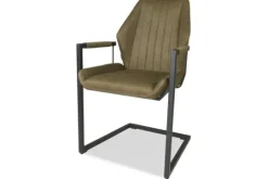 Discount Olijk Eetkamerstoel moss Cara