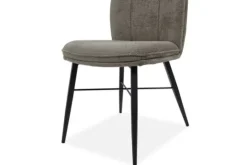 Olijk Eetkamerstoelen^Eetkamerstoel Movie Taupe 12 Lunor
