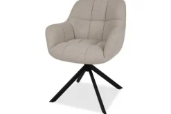 Tower Living Eetkamerstoelen^Eetkamerstoel Naturel Alba