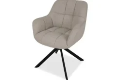 Tower Living Eetkamerstoelen^Eetkamerstoel Naturel Alba