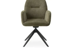 Outlet Nordic Style Eetkamerstoel Olive Green Nebula