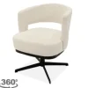 Outlet Monari Design Eetkamerstoel Puente Cremé Wit Verto